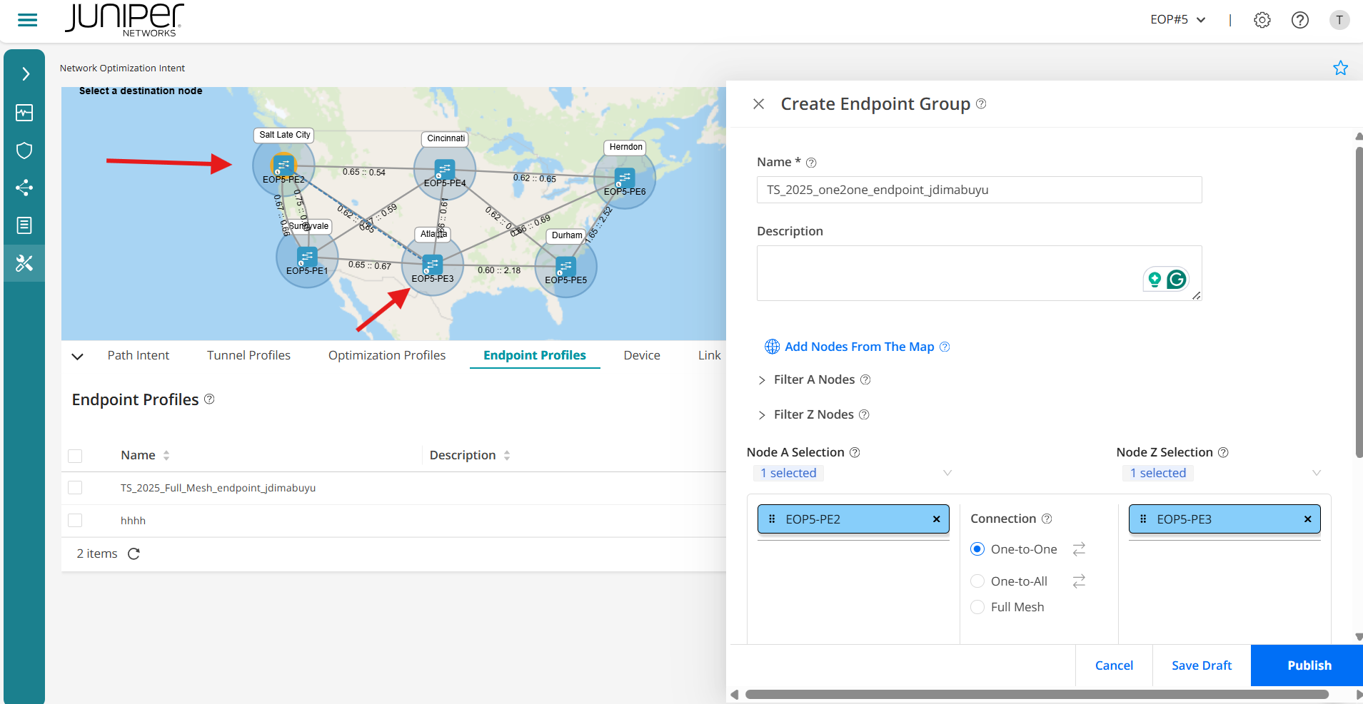 Endpoint Profile One-One